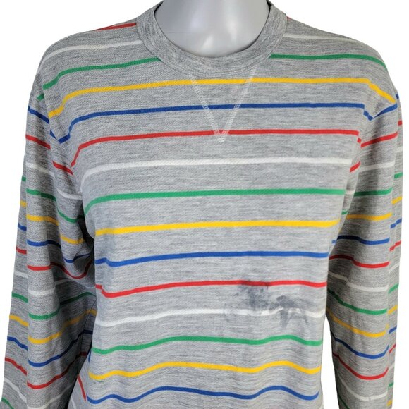 Wrangler Tops - Wrangler Vintage 80s Sweatshirt Unisex XL Women Men Primary Stripe Shirt Top Fun